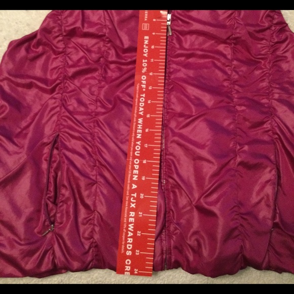 Chico’s Hot Pink Ruched Vest, XL - Picture 5 of 6